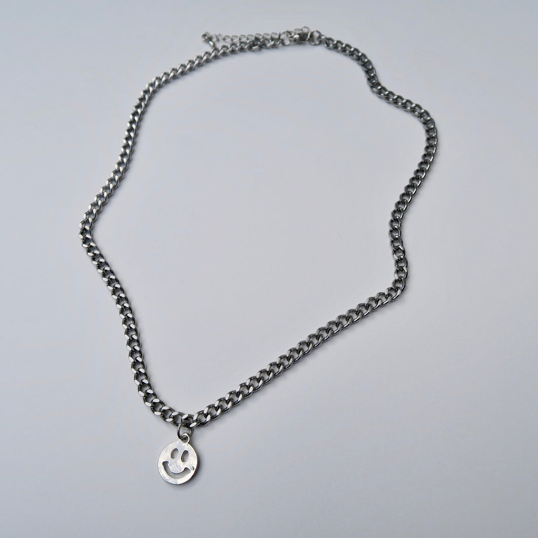 SMiLEy Silver Chain